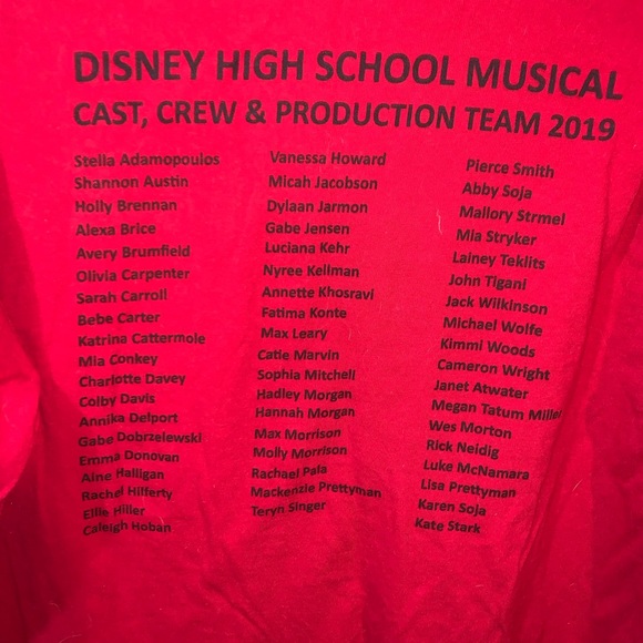 Disney High School Musical play shirt large - Picture 6 of 6